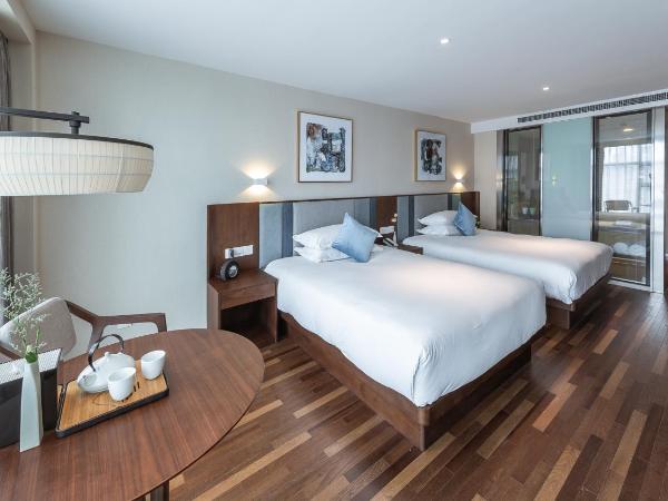 Hangzhou West Lake Wulin Pagoda Junting Design Hotel : photo 1 de la chambre chambre lits jumeaux deluxe