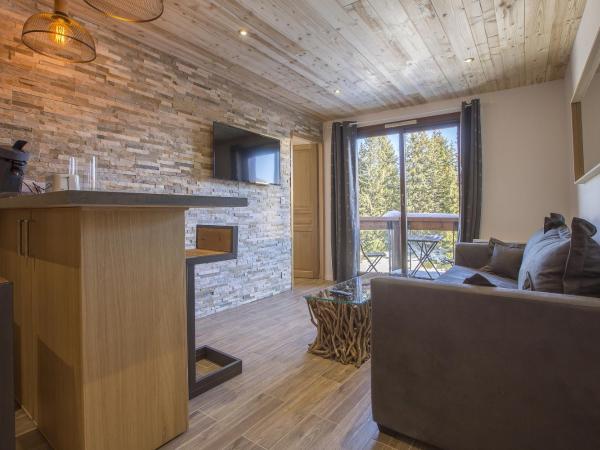 Residence Le Domaine du Jardin Alpin - Courchevel 1850 : photo 8 de la chambre appartement avec balcon - 413a