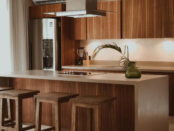 Copal Tulum Hotel : photo 2 de la chambre appartement de luxe jungle 1 chambre avec 2 lits simples, 1 canapé-lit king-size et terrasse - vue sur jardin