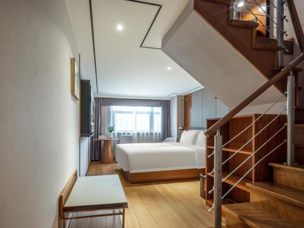 Atour X Hotel Shanghai Lujiazui Binjiang Avenue : photo 2 de la chambre jimu twin room with loft style