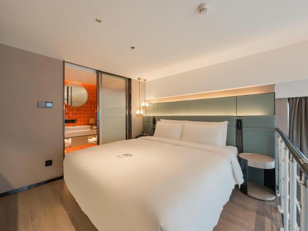 Atour S Hotel Beijing Shangdi Qinghe High Speed Railway Station : photo 1 de la chambre jimu double room with loft style