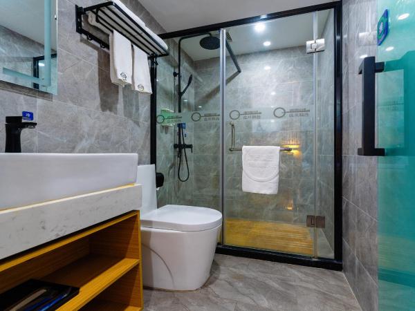 Amemouillage Inn - Guangzhou Railway Station Xicun Metro Station : photo 5 de la chambre chambre lits jumeaux select