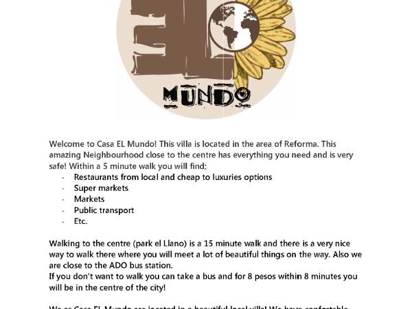 Casa EL Mundo : photo 2 de la chambre villa supérieure