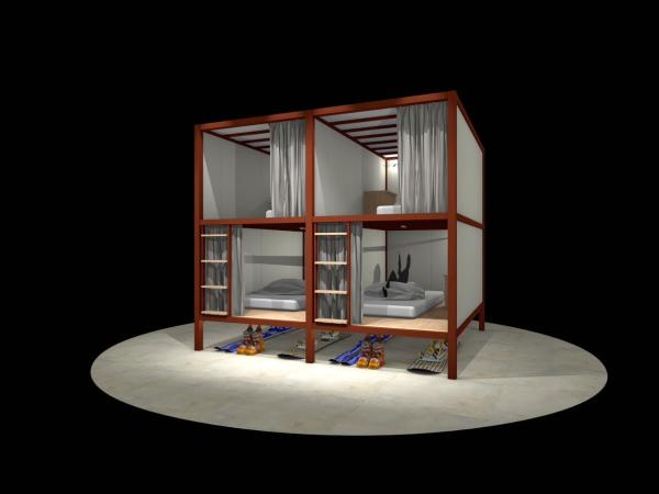 HELIO HOSTEL SAPPORO : photo 6 de la chambre lit simple dans dortoir pour femmes