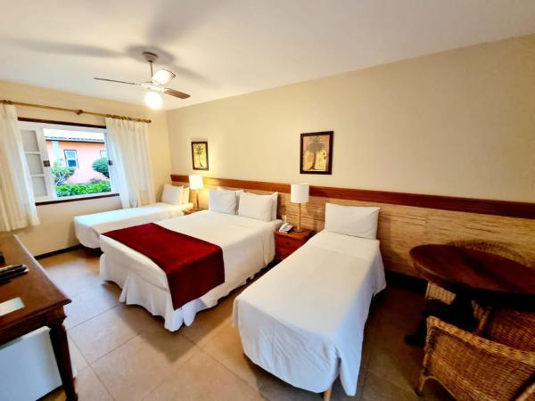 Pousada Corsario Buzios : photo 4 de la chambre chambre quadruple - vue sur jardin