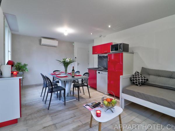 Appart hotel Cholet Carteron : photo 9 de la chambre appartement 2 chambres