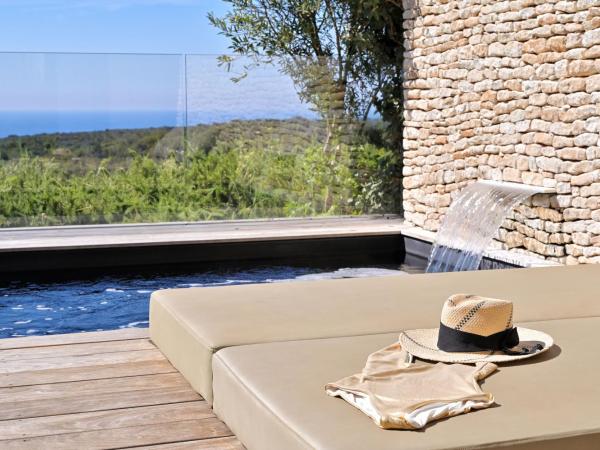 Hôtel Cala di Greco : photo 2 de la chambre suite deluxe avec piscine privée - vue sur mer