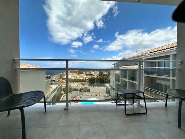 Hotel Revellata & Spa : photo 3 de la chambre m - chambre double ou lits jumeaux - balcon avec vue sur mer