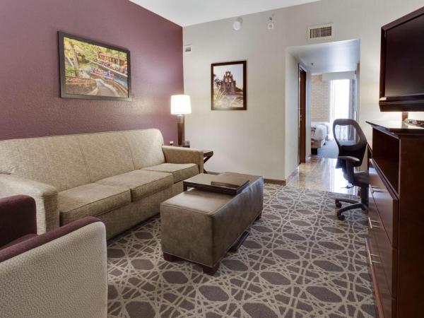 Drury Inn & Suites San Antonio Northeast : photo 2 de la chambre suite lit king-size avec canapé-lit