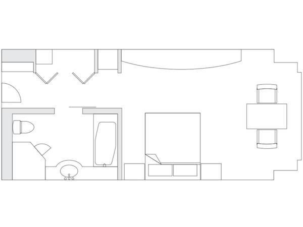 Grand Prince Hotel Osaka Bay : photo 5 de la chambre chambre lit king-size deluxe - non-fumeurs 