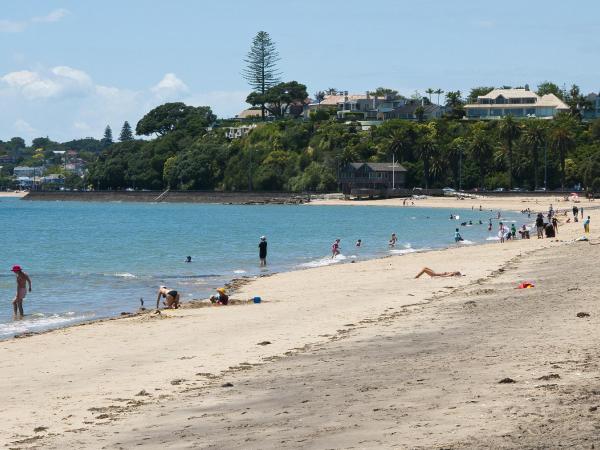 Aarangi Motel : photo 6 de la chambre chambre lit king-size - vue sur jardin