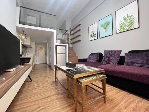 广州沃家国际公寓 : photo 1 de la chambre studio duplex