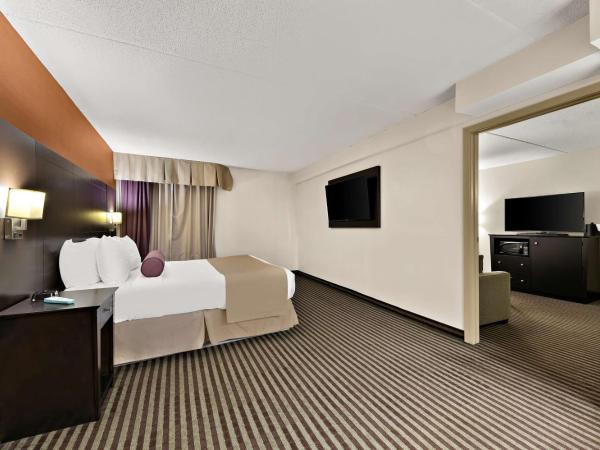 Best Western Plus Toronto North York Hotel & Suites : photo 1 de la chambre suite lit king-size de luxe avec baignoire spa