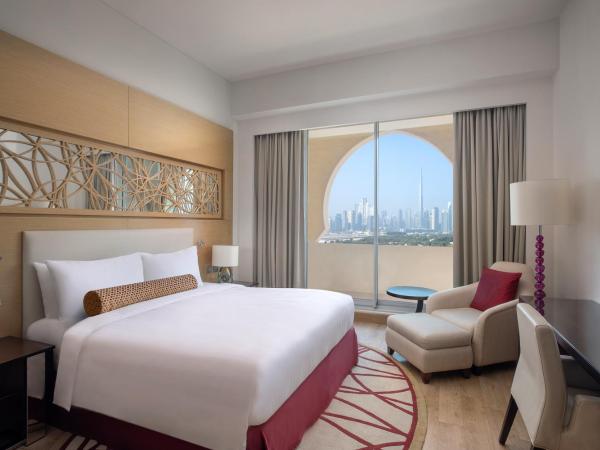 Marriott Executive Apartments Al Jaddaf, Dubai : photo 1 de la chambre appartement 1 chambre - vue sur burj khalifa et panorama urbain