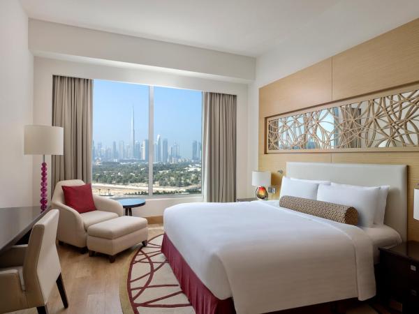 Marriott Executive Apartments Al Jaddaf, Dubai : photo 1 de la chambre appartement 2 chambres - vue sur burj khalifa et panorama urbain