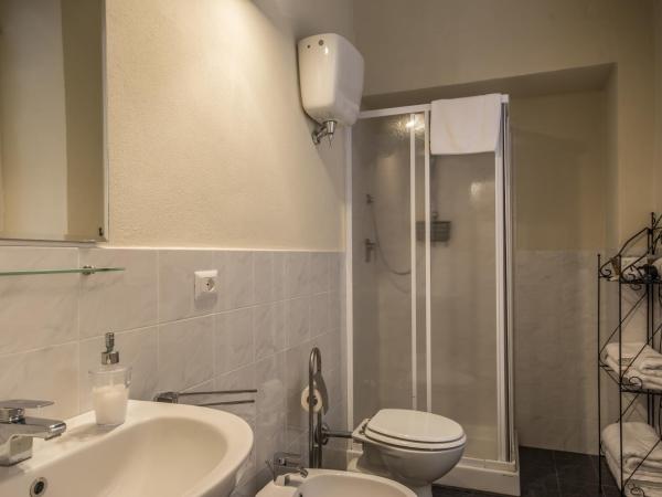 B&B Pantaneto - Palazzo Bulgarini : photo 7 de la chambre chambre double avec salle de bains privative extérieure
