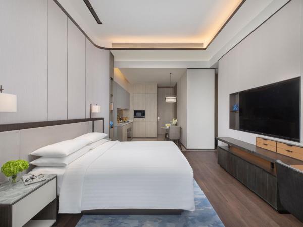 Marriott Executive Apartments Hangzhou : photo 3 de la chambre studio lit king-size - vue sur ville