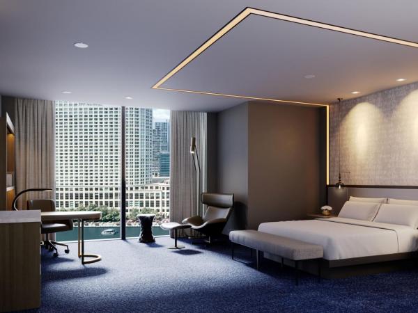 The St. Regis Chicago : photo 1 de la chambre grande chambre lit king-size deluxe - vue sur montagne