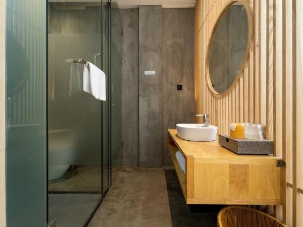 Lin Yin Art Hotel Shanghai(Pudong airport) : photo 4 de la chambre chambre familiale - vue sur jardin