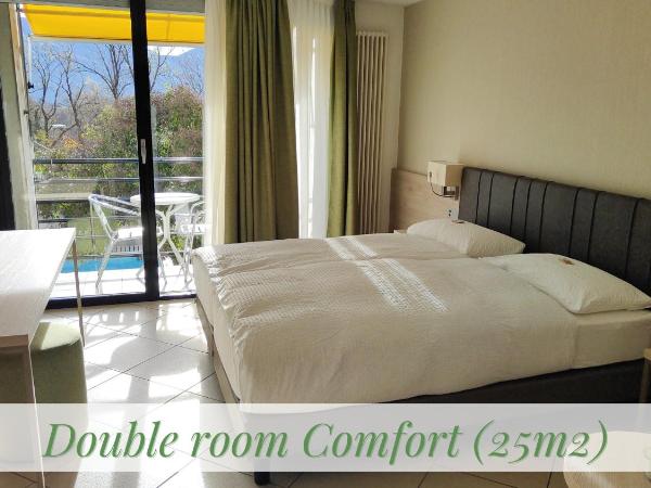 Hotel Nessi Locarno : photo 4 de la chambre chambre double confort avec balcon