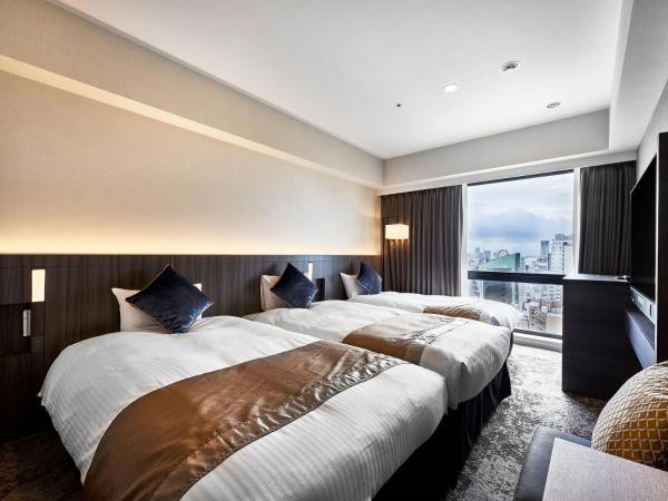 DEL style Osaka-Shinsaibashi by Daiwa Roynet Hotel : photo 2 de la chambre hébergement lits jumeaux hollywood avec lit d'appoint - non-fumeurs