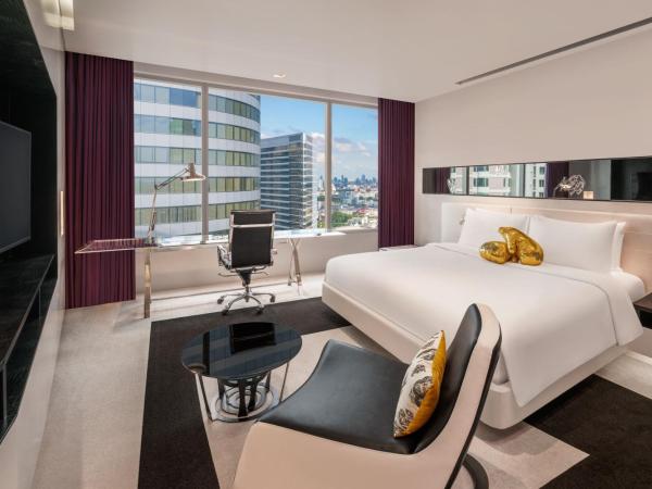 W Bangkok Hotel : photo 1 de la chambre chambre lit king-size wonderful - vue sur ville