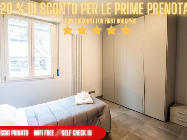 Nova Galileo l Ospedale Maggiore e Centro l AC Clima e Parcheggio Free : photo 1 de la chambre chambre lits jumeaux Économique