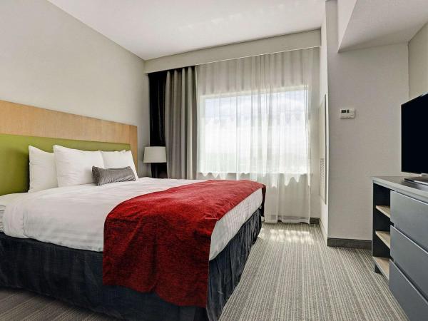 Country Inn & Suites by Radisson Houston Westchase-Westheimer : photo 5 de la chambre chambre lit king-size avec douche accessible en fauteuil roulant - accessible aux personnes à mobilité réduite - non-fumeurs