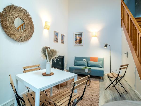 Mon Appart'hôtel - Gare de Limoges - Charmant 1 et 2 Chambres Duplex - Parking en supp : photo 1 de la chambre appartement 1 chambre