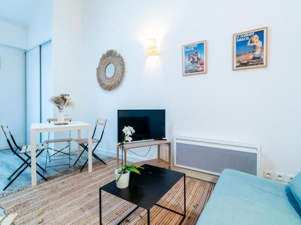 Mon Appart'hôtel - Gare de Limoges - Charmant 1 et 2 Chambres Duplex - Parking en supp : photo 8 de la chambre appartement 1 chambre