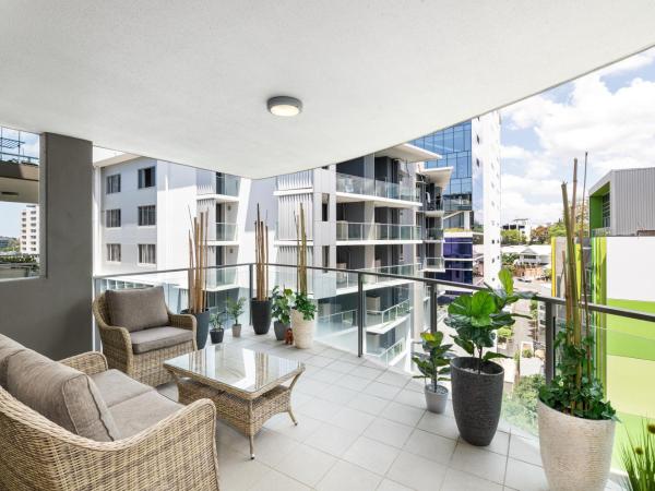 South bank Serviced Apartments : photo 3 de la chambre studio avec balcon 