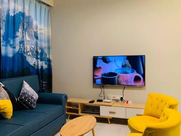 JQ Citypads by Golden Stay : photo 7 de la chambre appartement avec vue sur la montagne