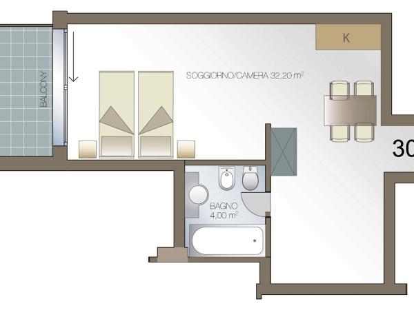 Regal Residence : photo 4 de la chambre studio (3 adultes)