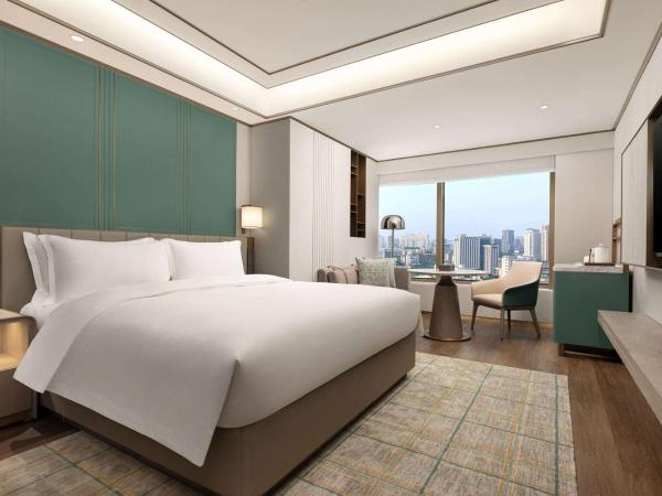 Wyndham Hangzhou Linping : photo 1 de la chambre chambre lit king-size supérieure