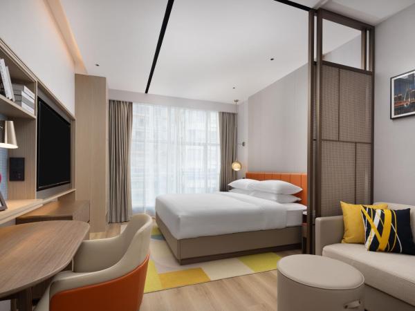 Home2 Suite by Hilton Chongqing South Bank : photo 1 de la chambre chambre lit queen-size deluxe
