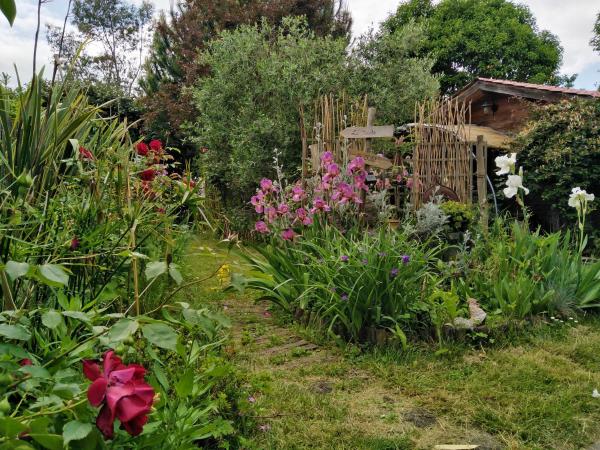 Le chalet du Jardin caché : photo 2 de la chambre chambre double avec terrasse