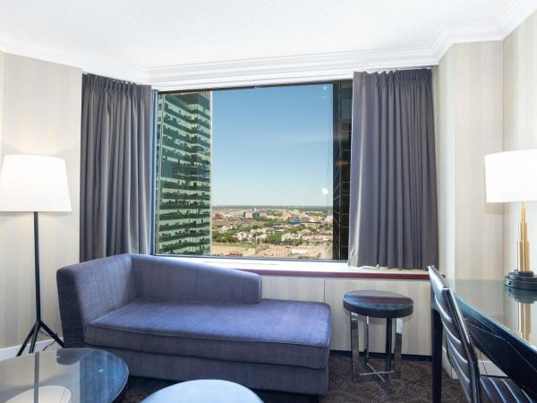 Sandman Signature Edmonton Downtown Hotel : photo 4 de la chambre chambre premium avec 1 lit king-size - derniers Étages