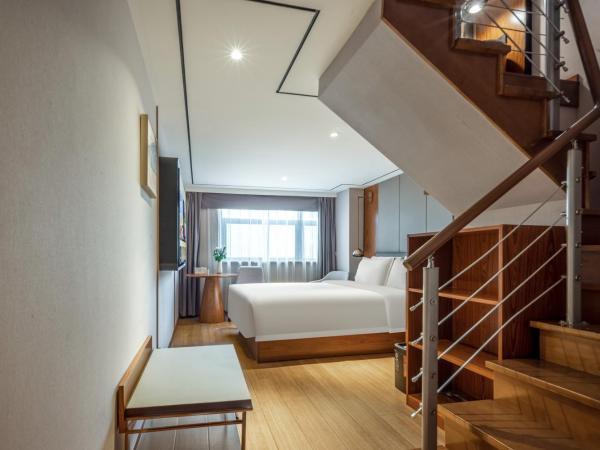 Atour X Hotel Shanghai Lujiazui Binjiang Avenue : photo 4 de la chambre jimu twin room with loft style