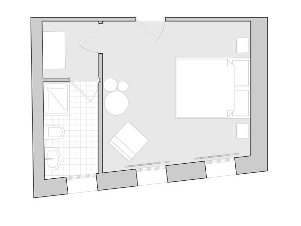 Castelmenardo39 : photo 2 de la chambre chambre lits jumeaux standard