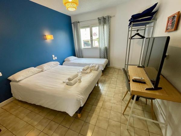 Amerique Hotel Palavas - Piscine - Plage : photo 5 de la chambre chambre familiale