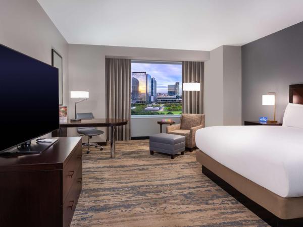 Hilton Americas - Houston : photo 5 de la chambre chambre lit king-size - vue sur parc