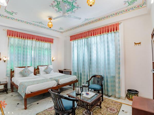Zostel Udaipur : photo 3 de la chambre chambre lits jumeaux