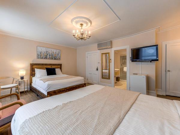 Auberge La Chouette : photo 5 de la chambre chambre double avec 2 lits queen-size