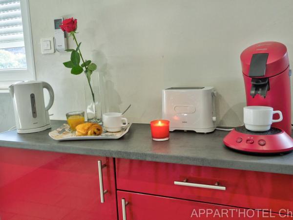 Appart hotel Cholet Carteron : photo 6 de la chambre appartement 1 chambre