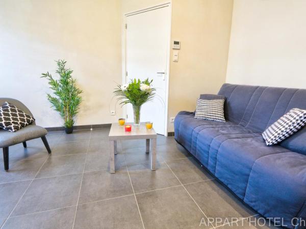 Appart hotel Cholet Carteron : photo 6 de la chambre appartement 1 chambre