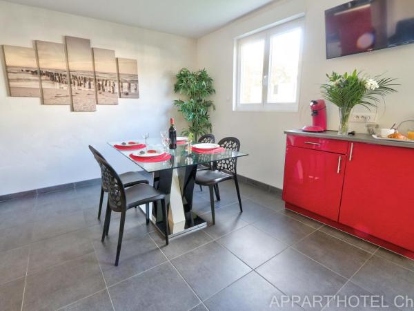 Appart hotel Cholet Carteron : photo 7 de la chambre appartement 1 chambre