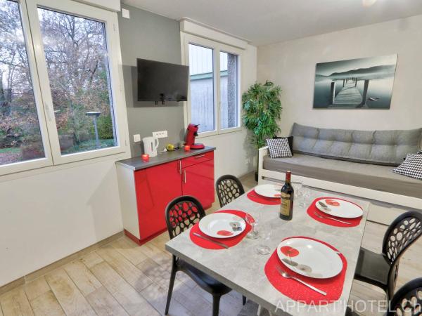 Appart hotel Cholet Carteron : photo 4 de la chambre appartement 2 chambres