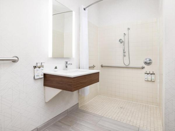 Holiday Inn Express Las Vegas Stadium Area, an IHG Hotel : photo 5 de la chambre chambre lit king-size standard avec douche accessible en fauteuil roulant