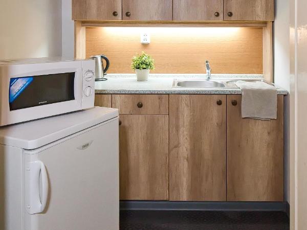 Stodolní Apartment : photo 8 de la chambre chambre double avec salle de bains commune