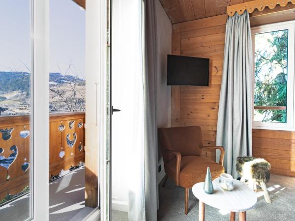Le Chalet d'Antoine - Centre de Megève : photo 3 de la chambre chambre double avec balcon